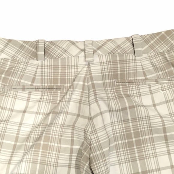 Nike Golf dri fit plaid performance athletic golfing preppy trouser pant size 8 - Picture 4 of 13